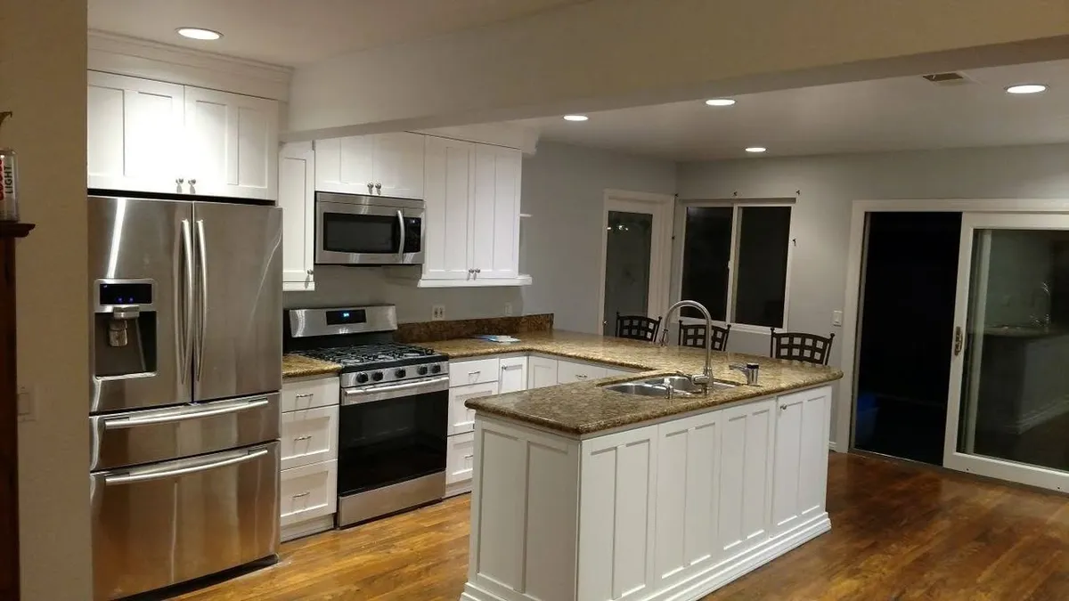 Beautiful cabinet refinish