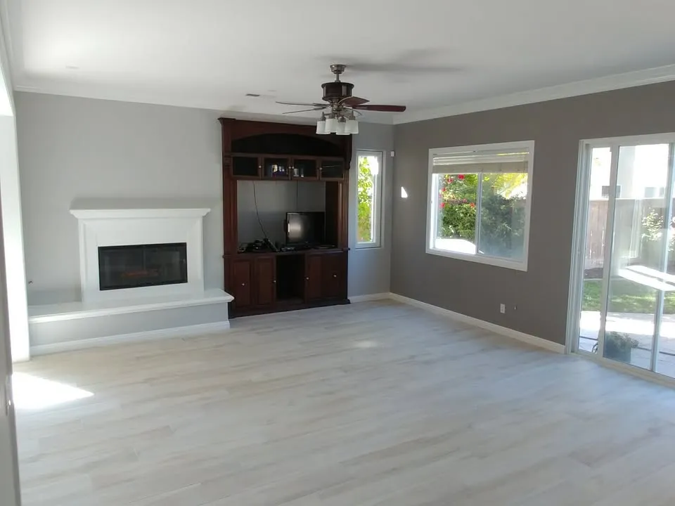 Interior repaint project by Parallel Painting