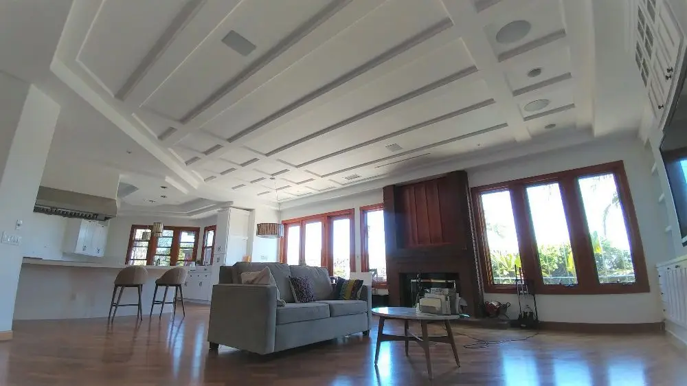 Painted ceiling detail