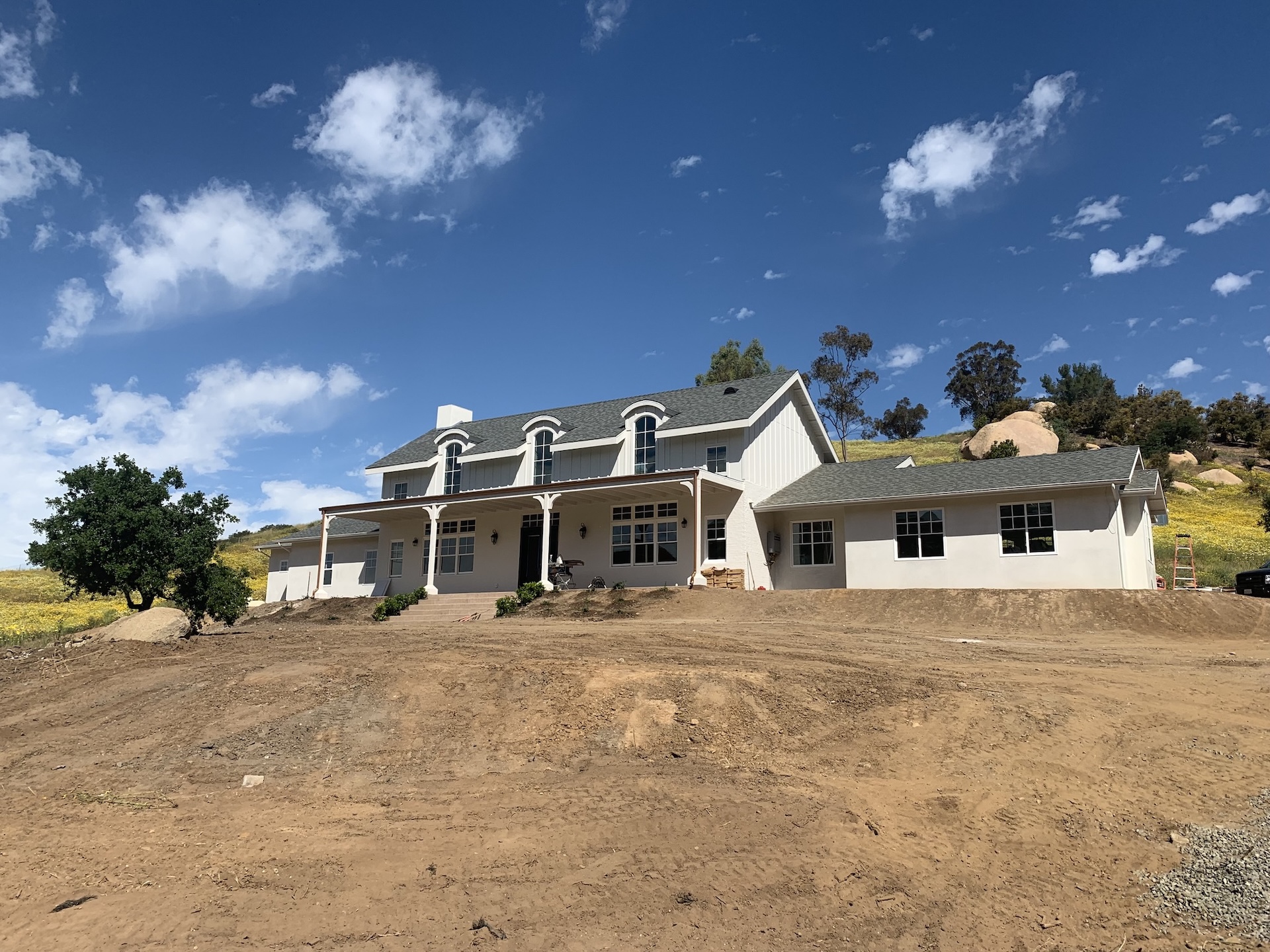 new build painting in temecula bright white body color by parallel painting